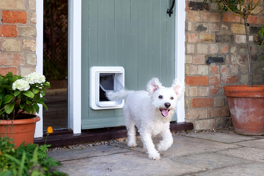 Microchip Pet Door (White) Pack of 2 N903