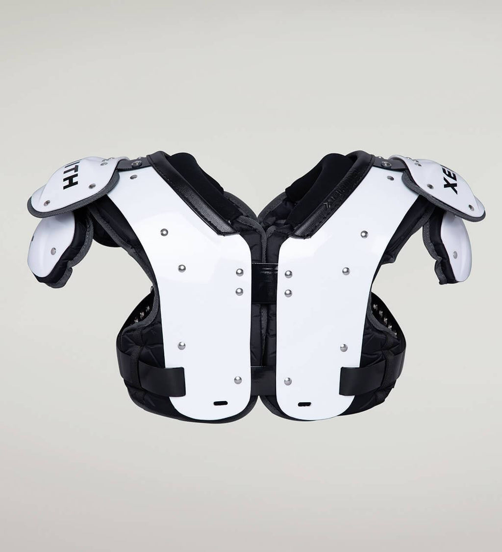 White XL Football Shoulder Pads H431