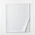 White Supima Cotton Sateen California King Flat Sheet G672