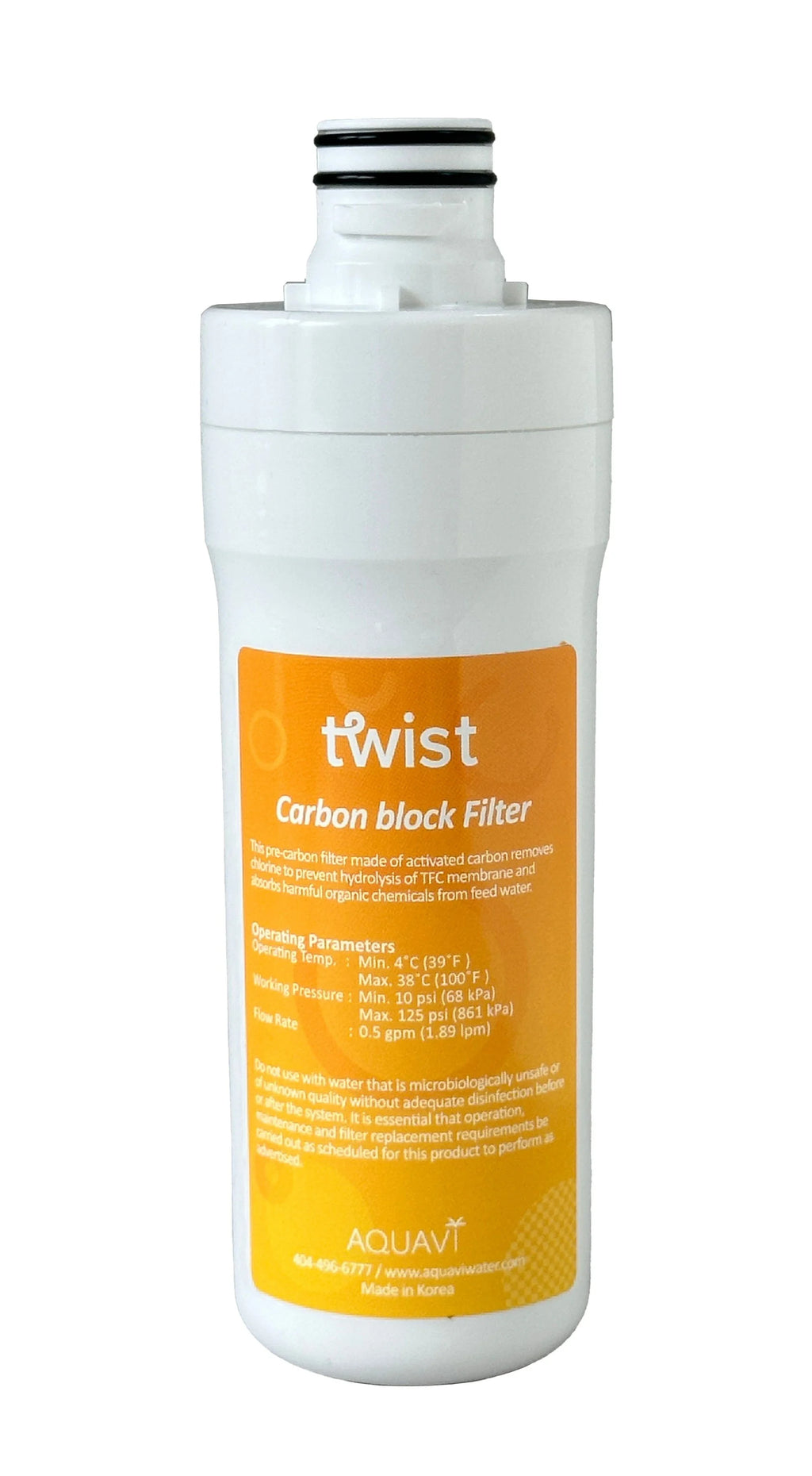 11 inch Twist Carbon Block Water Filter X10065