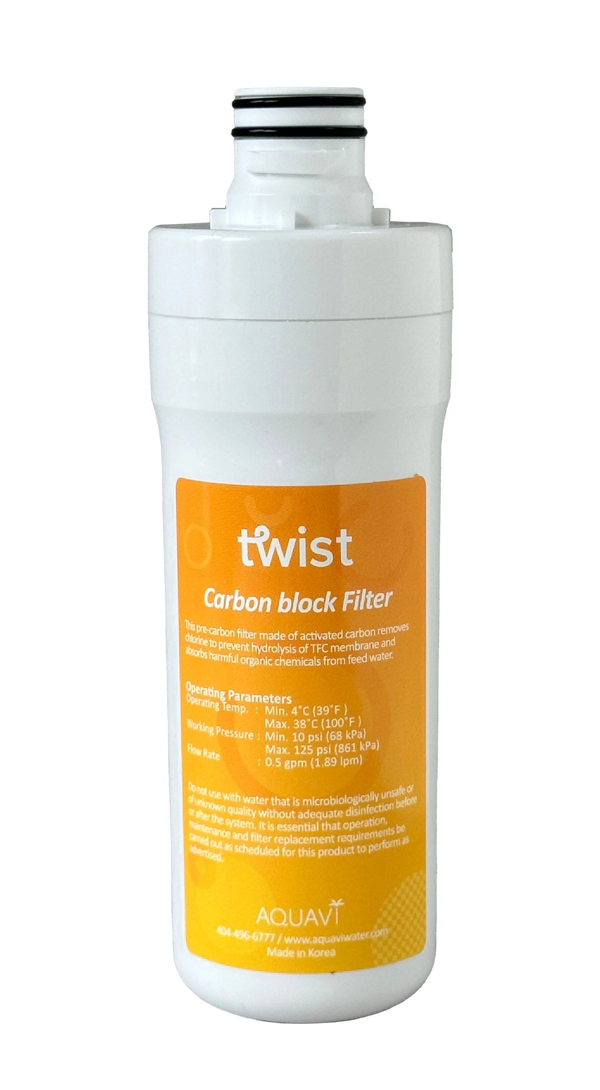 11 inch Twist Carbon Block Water Filter X10065