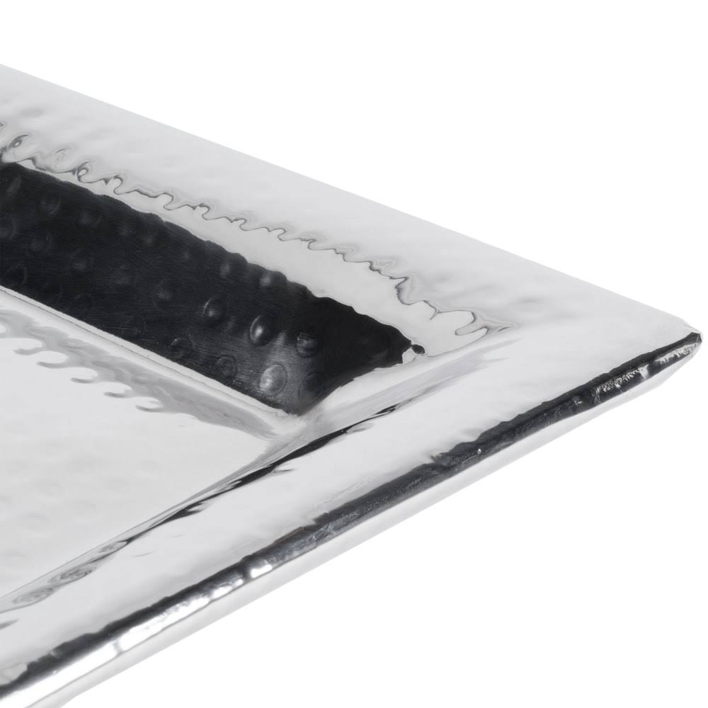 16x22 Square Hammered Tray T7314