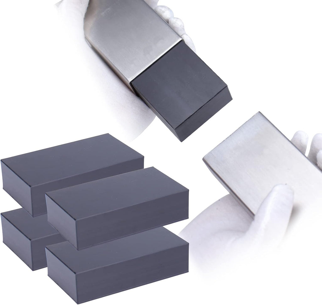 4Pack Weldless Handrail Connector Black Internal Spline for Straight Rectangle Top Rail F819