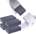 4Pack Weldless Handrail Connector Black Internal Spline for Straight Rectangle Top Rail F819
