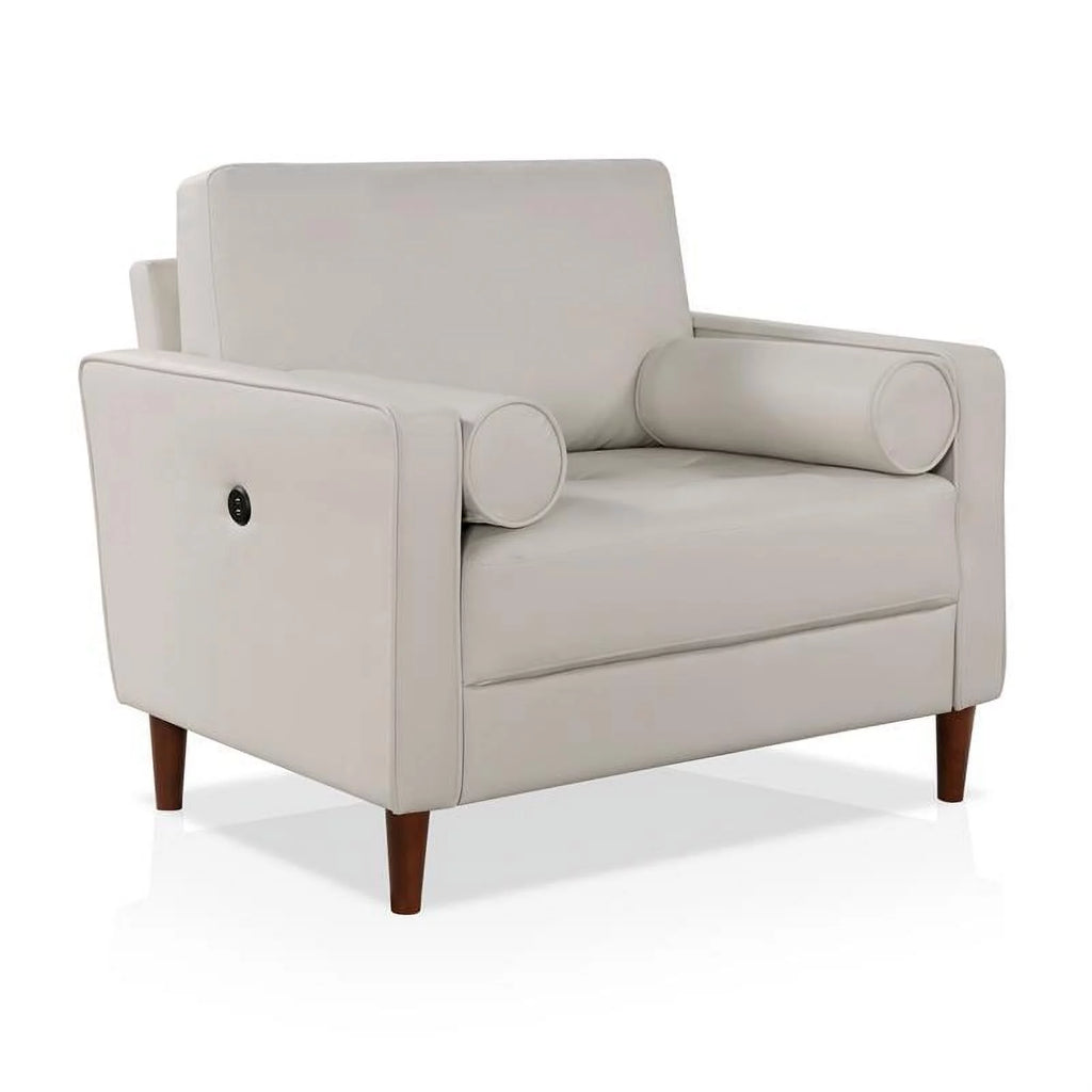 Faux Leather Chair with USB Port K274309