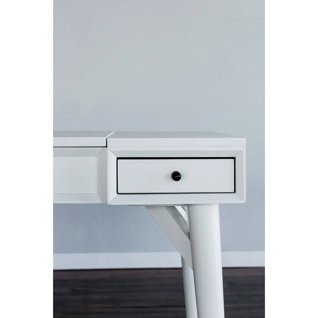 White Bedroom Vanity D62709
