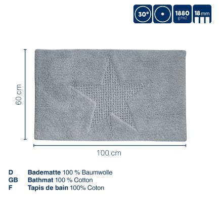 Glacier Grey Bathmat R91126