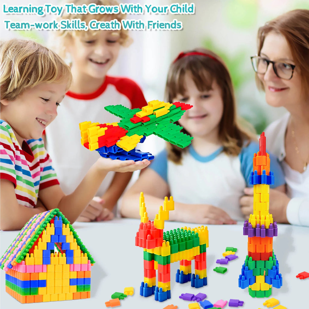 600 Pcs Building Blocks Construction STEM Toy J730982