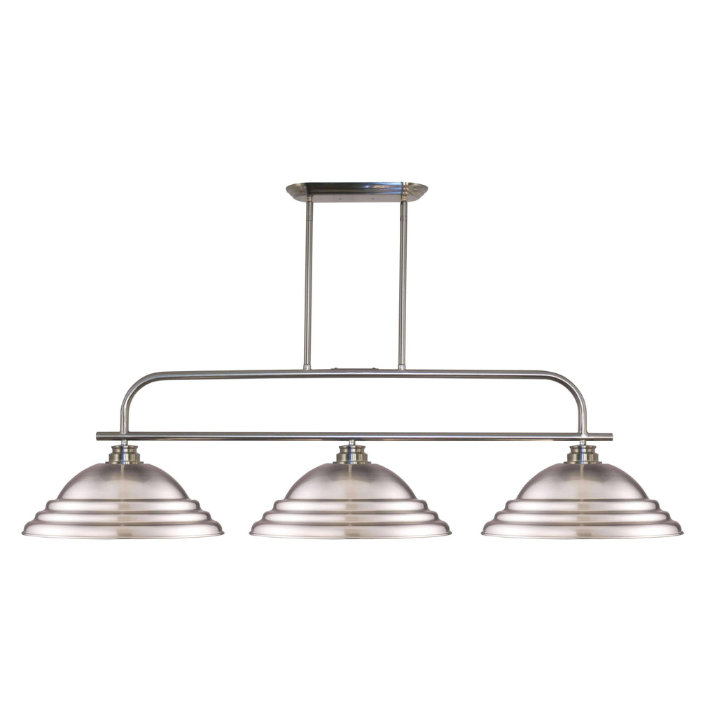 3-Light Island/Billiard Brushed Nickel Q97353