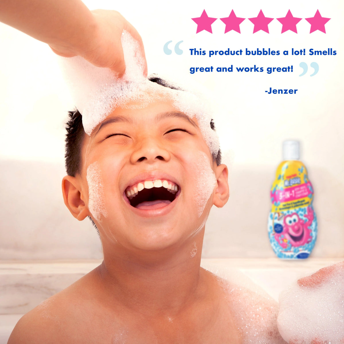 3-in-1 Body Wash, Shampoo & Conditioner, Bubblegum Scent, 16 fl. oz. I9230