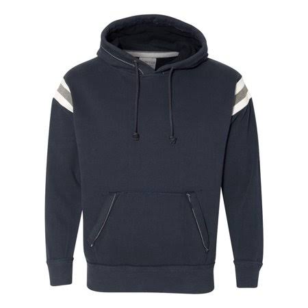 Vintage Athletic Hooded Sweatshirt, Medium, Blue A32849
