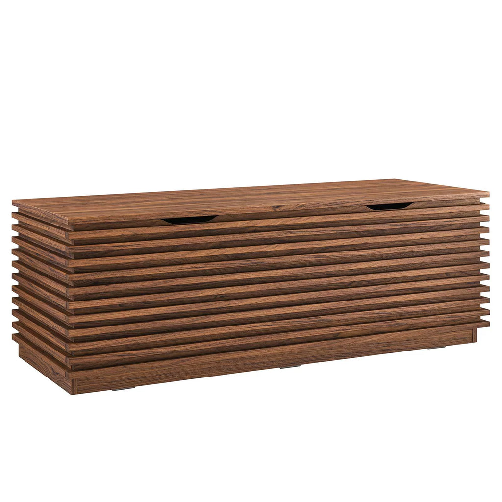 Walnut Storage Bench M264