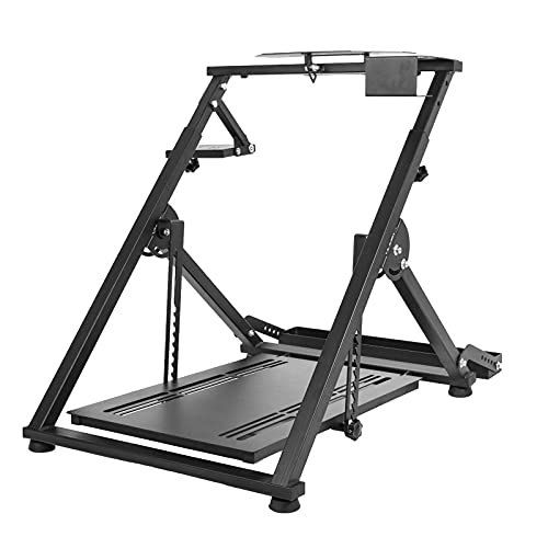 Steering Wheel Stand Racing Sim Cockpit with Seat Slot O34529