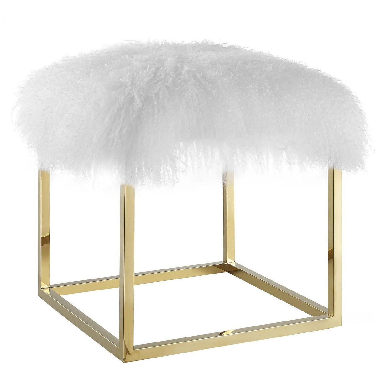 Gold White Ottoman L597178