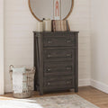 4 Drawer Weathered Oak Dresser L604