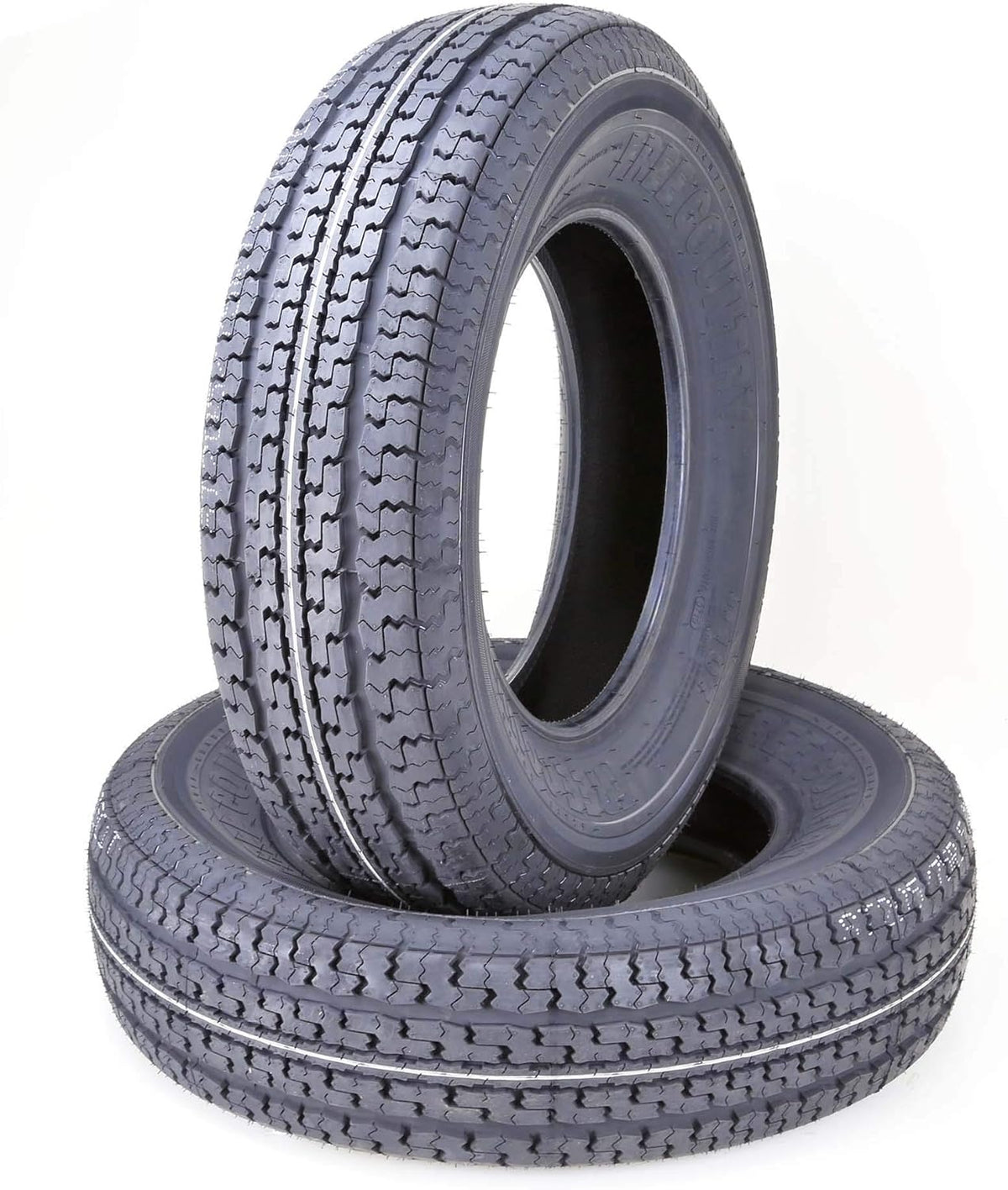 Set 3 Trailer Tires ST175/80R13 6PR Load Range C with Scuff Guard Q8055