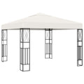 Cream Steel Frame Party Tent Canopy 9.8ft x 9.8ft x 8.5ft O472