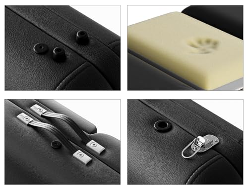 Portable 3 Fold Memory Foam Massage Table with Carrying Bag A7953