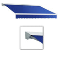 20 ft. Bright Blue Retractable Awning with Hood Left Motor & Remote I690195