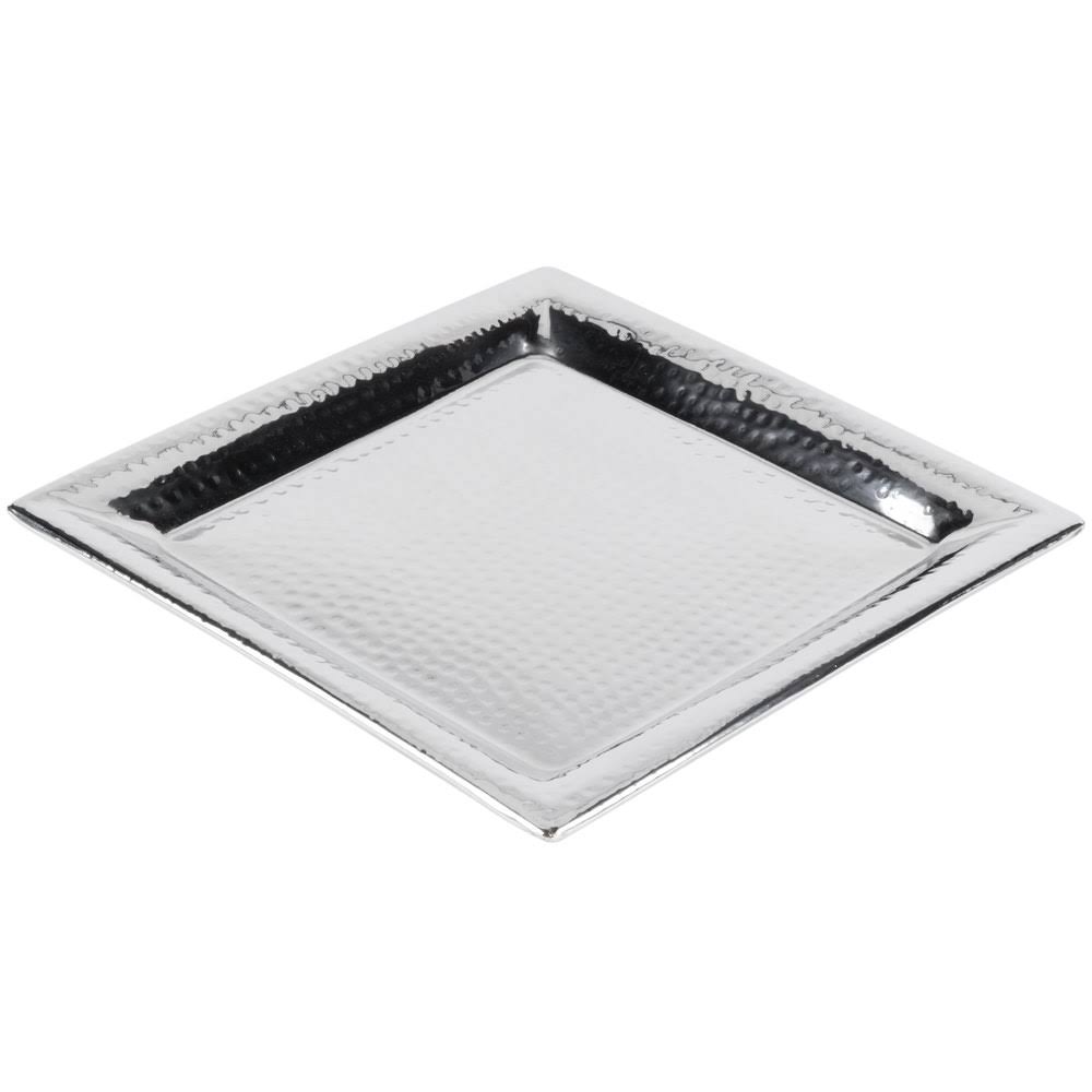 16x22 Square Hammered Tray T7314