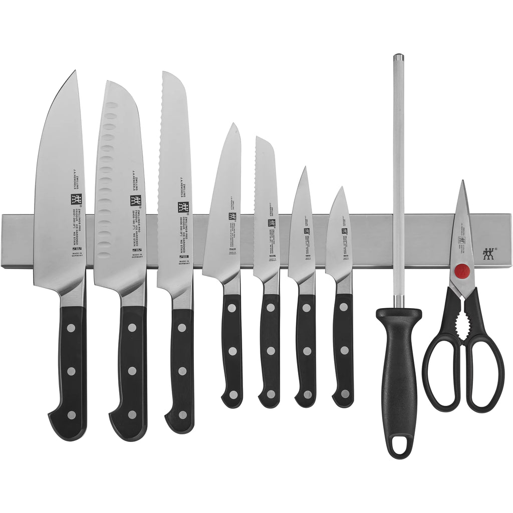 16-pc Stainless Knife Set With Magnetic Knife Bar U32934