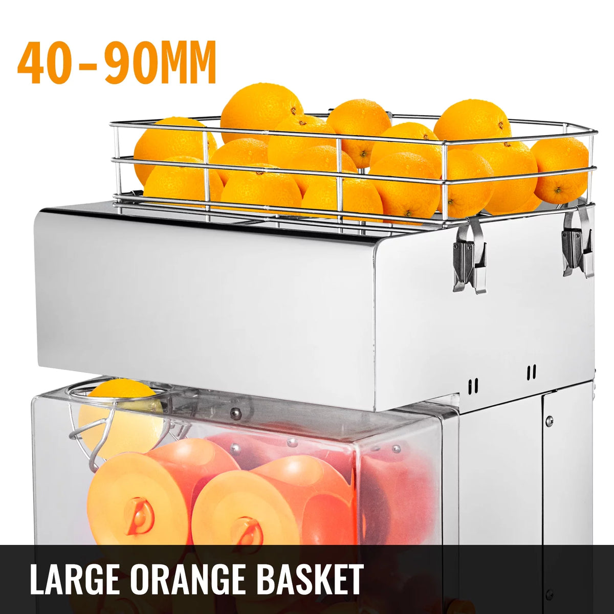 110V Electric Citrus Juicer Machine with Pull-Out Filter Box J472698