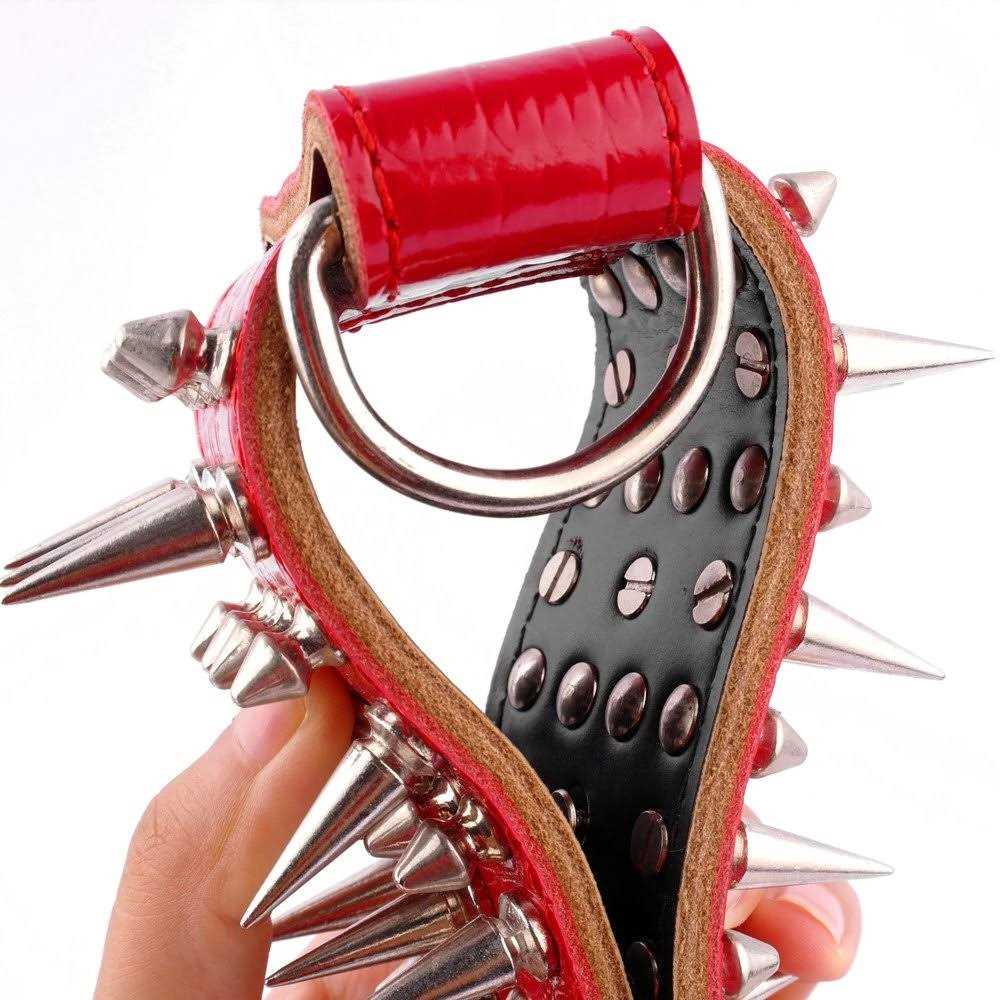 Genuine Leather Spiked Studded Dog Collars S98275