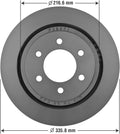 Rear Brake Rotor Pack of 2 Z839606