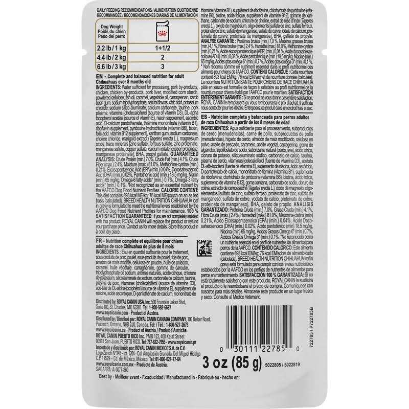 Chihuahua Adult Loaf in Sauce Dog Food M634813