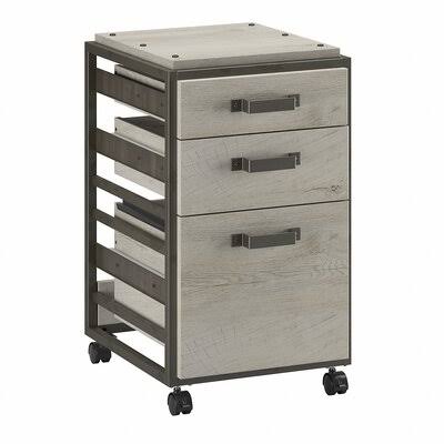 3-Drawer Vertical Filing Cabinet Cottage White C550