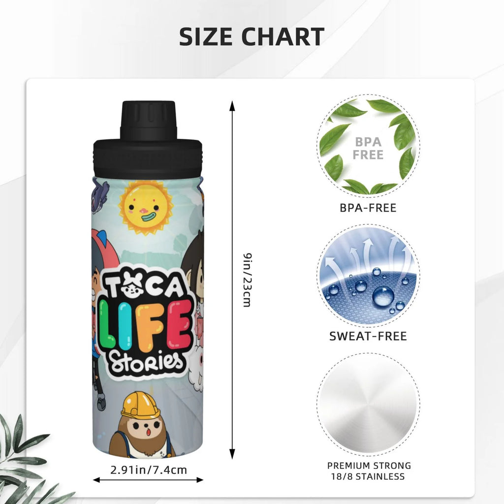18OZ Stainless Steel Insulated Water Bottle W62467