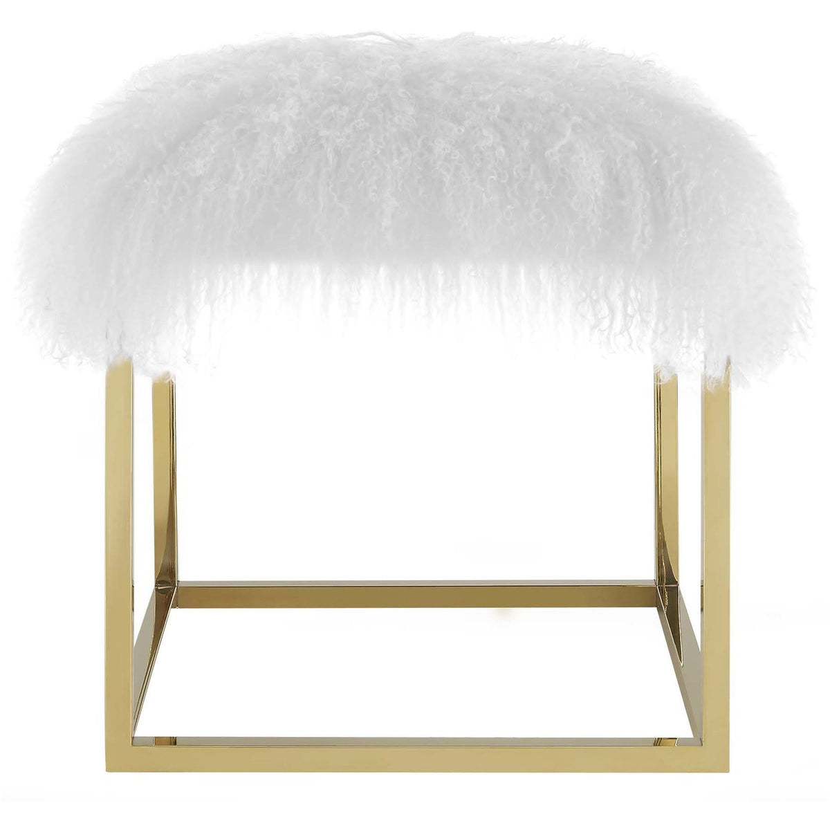 Gold White Ottoman L597178