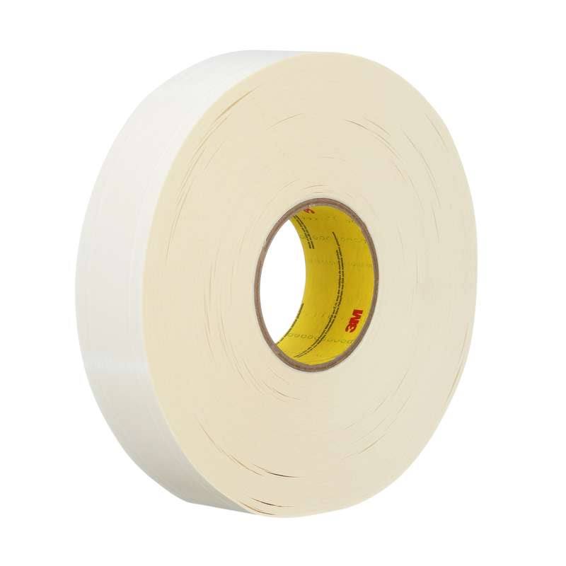 Heavy Duty Double Coated Tape White, 72mm x 55m, 12 per Case W7298