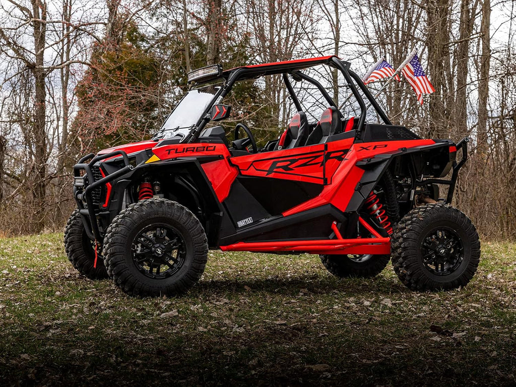 Red Nerf Bars / Rock Sliders / Tree Kickers for Polaris RZR XP 1000 X808491