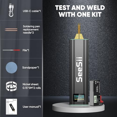 Handheld Battery Spot Welder with Battery Tester W862