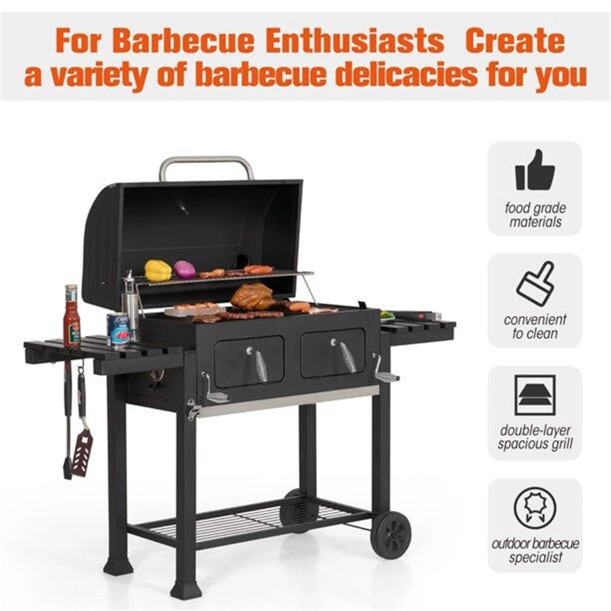 Charcoal Grill Portable BBQ Grill G545611