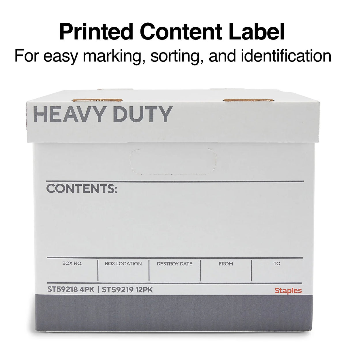 Corrugated Boxes Letter/Legal Size White/Gray 4/Carton G865616