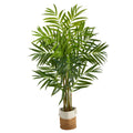 8 Ft Artificial Palm Tree with Cotton Planter U751