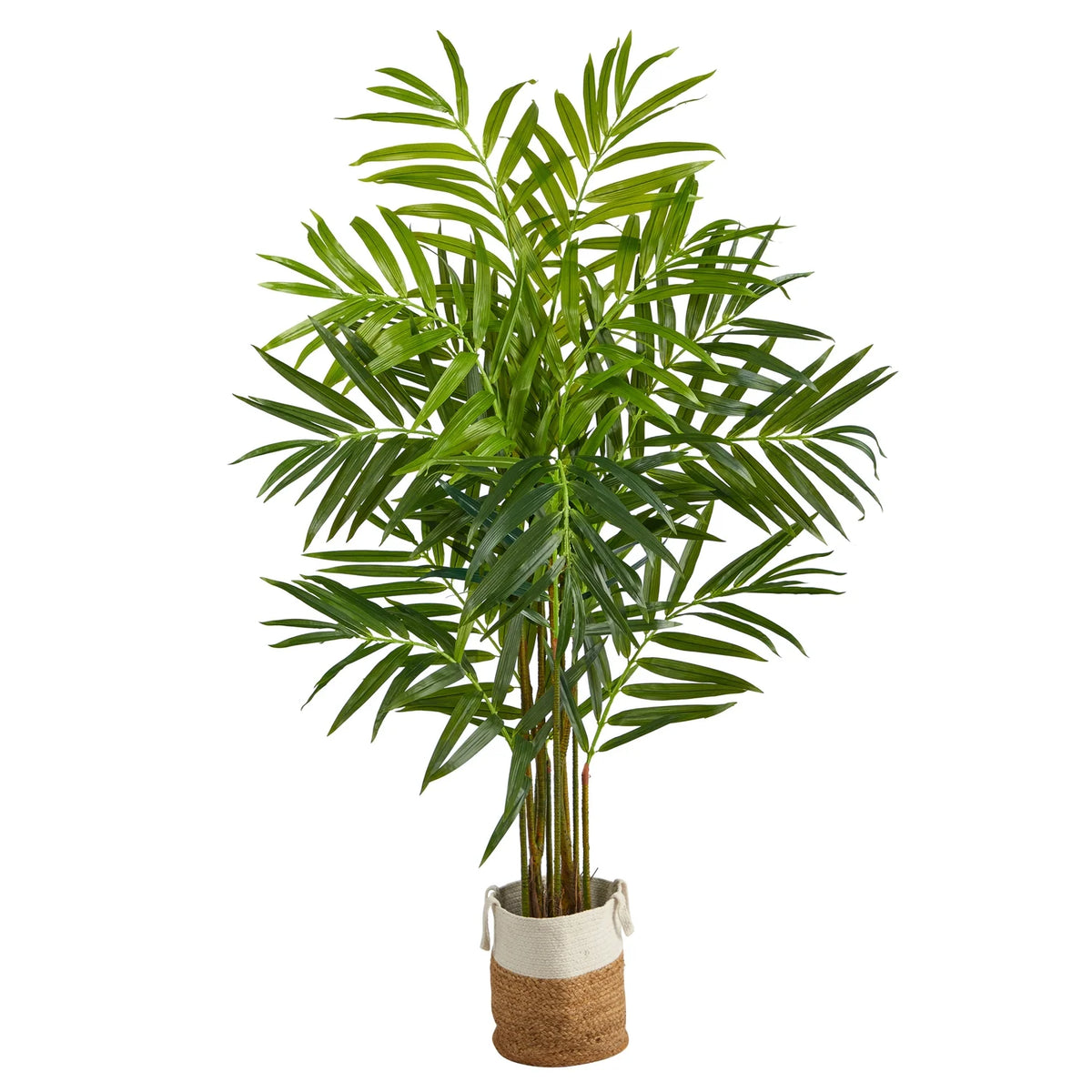 8 Ft Artificial Palm Tree with Cotton Planter U751