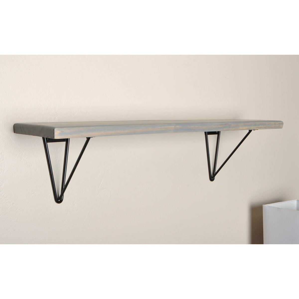 Wall Mount Shelf Triangle Hardware - 34 x 7.25 M72749