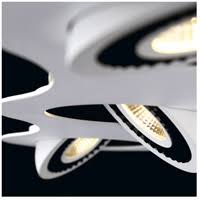 3 Light LED Surface Mount White/Black J956469