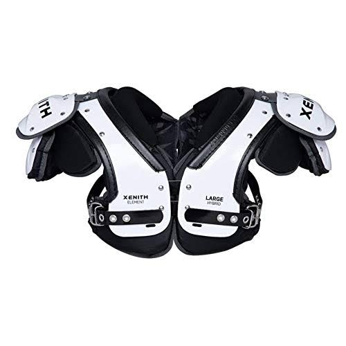 White XL Football Shoulder Pads H431