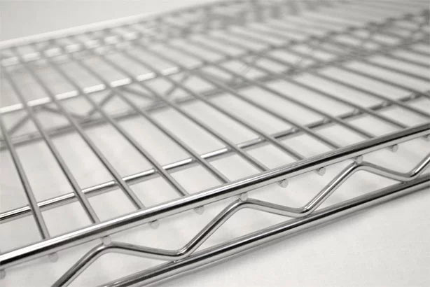42" Wide Chrome Bakers Rack with Butcher Block I495