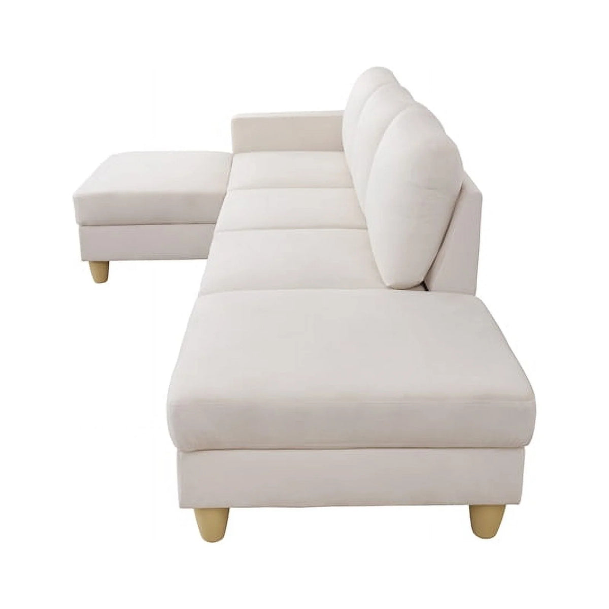 Cream White Sectional Sofa B580