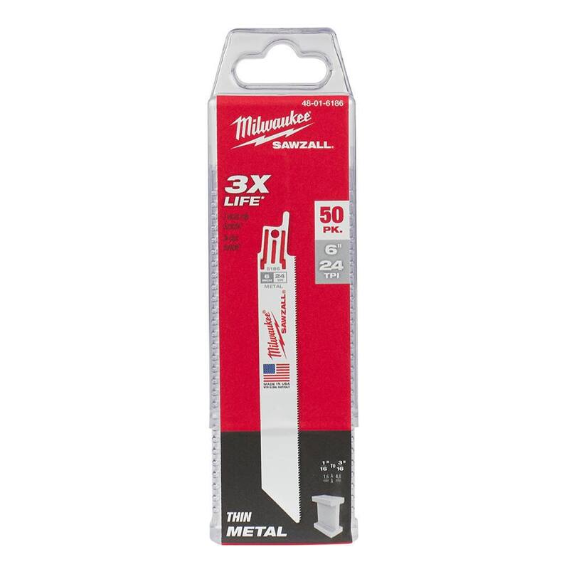 24 TPI Reciprocating Saw Blades 50-Pack F498593