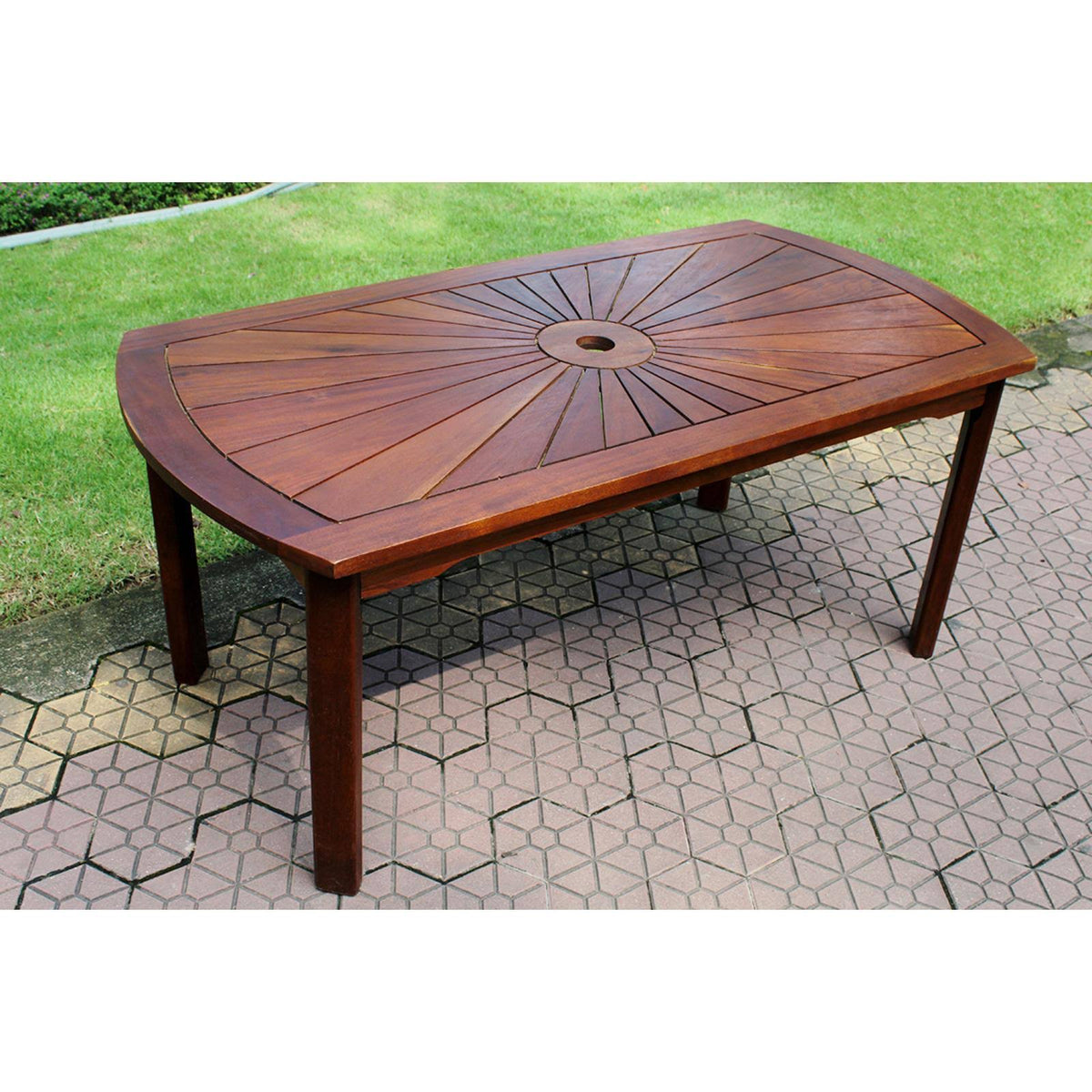 Acacia Sunburst Coffee Table C9466