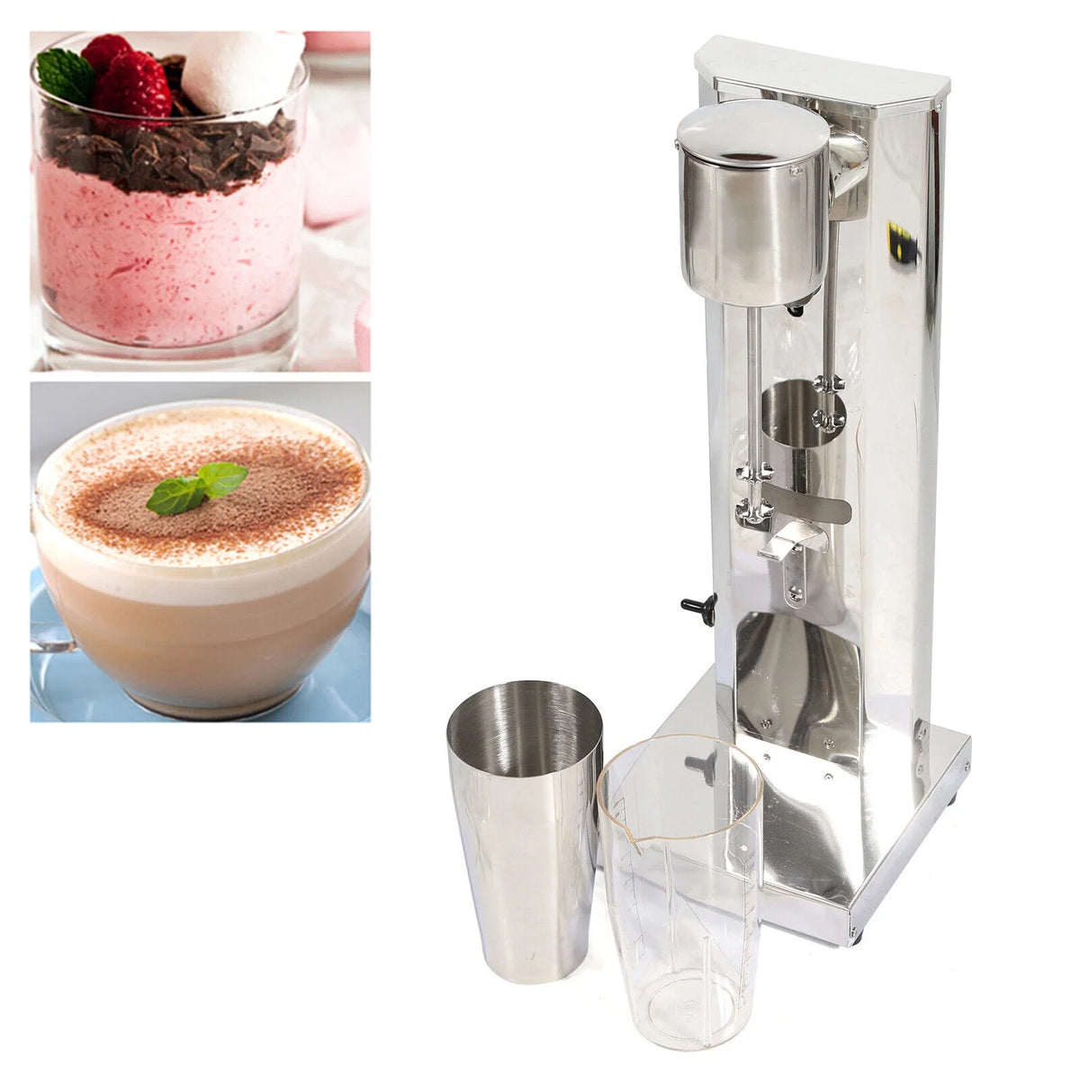 Stainless Steel 180W Electric Milkshake Maker B547