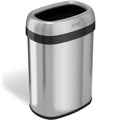 13 gal. Stainless Steel Trash Can E589