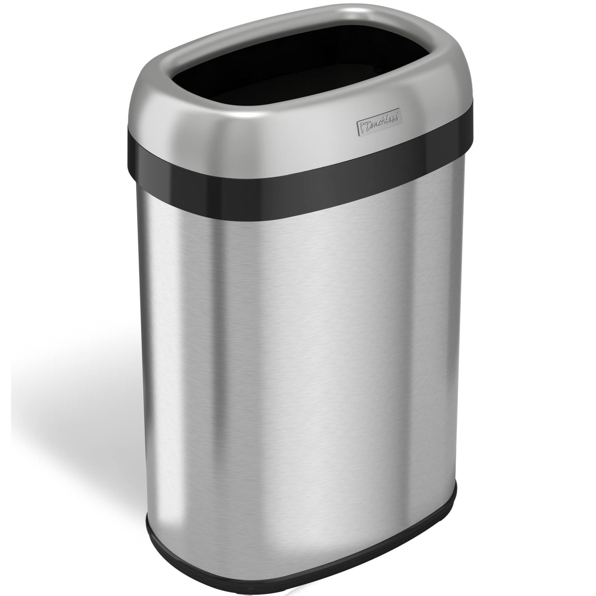 13 gal. Stainless Steel Trash Can E589