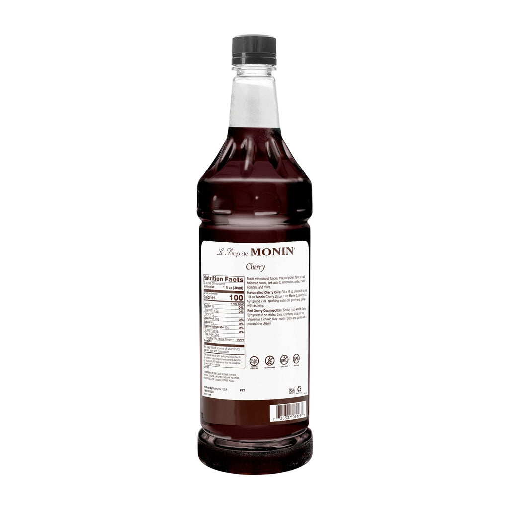 Cherry Flavored Syrup, 33.8-Ounce Plastic Bottle P7792